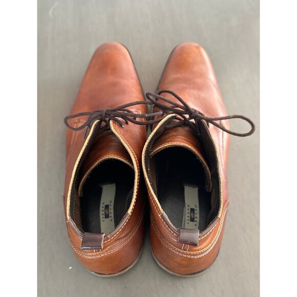 Joseph Abboud Cosmo Leather Plain Toe Oxfords brown size 45 US 11 1/2 - Picture 3 of 6